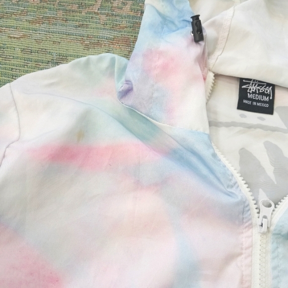 Stussy Cotton Candy Lightweight Windbreaker Jacket Men's Size Medium - Picture 6 of 7